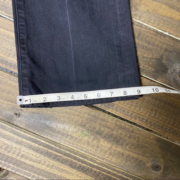 7 For All Mankind Black Bootcut Jeans Size 30 - Picture 12 of 15
